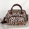 Leopard Print Insulated Lunch Bag Crossbody Picnic Cooler Tote For Travel Daily Use 1
