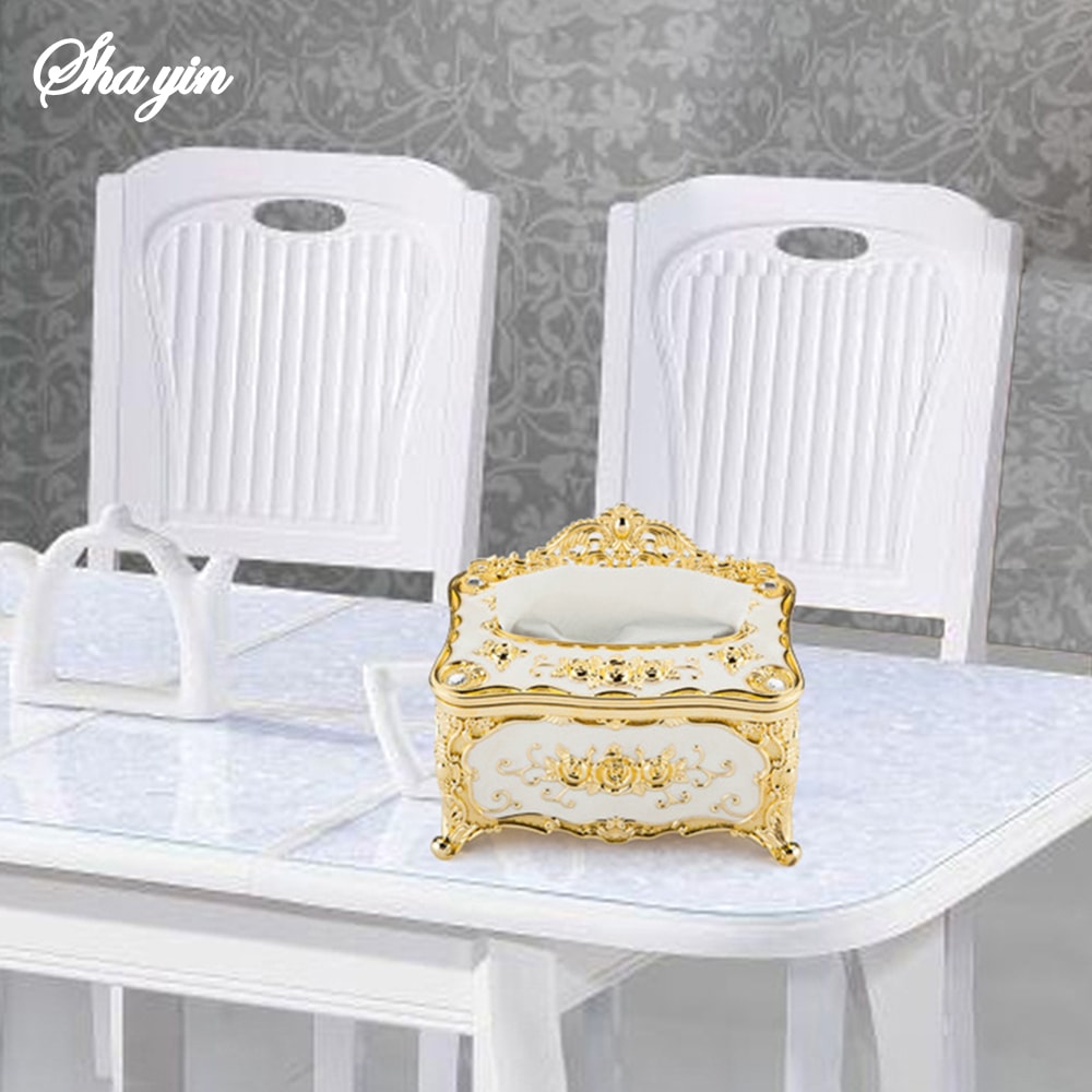 Modern Luxury Tissue Box Holder Elegant Decorative Tissue Box For Living Room Office Hotel Use 0