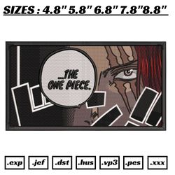 shanks embroidery design file, one piece anime embroidery design, machine design pes dst, anime nike pes design brother