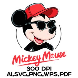 Mickey Mouse 3. Digital Files Ai.SVG.PNG.EPS.PDF