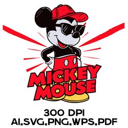 Mickey Mouse 6. Digital Files Ai.SVG.PNG.EPS.PDF