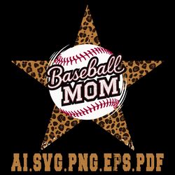 Basball Mom14 Digital Download File AI.PDF.EPS.SVG.PNG