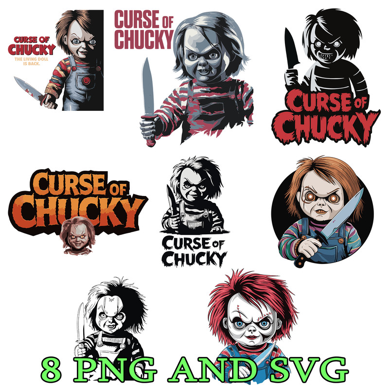 CURSE OF CHUCKY DIGITAL DOUNLOAD FILE PNG AND SVG 0