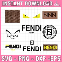 fendi roma bundle svg, fendi logo svg , fendi svg file cut digital download