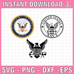 us navy vector svg, eps, dxf, png high res, jpg, pdf, webp cricut & silhouette cut files digital download
