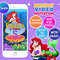Little Mermaid Birthday Video Invitation Editable And Instant Downloadable Canva Template 0