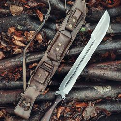 30'' Handmade Forest Sword High Carbon Steel Full Tang Blade With Sheath Best Gift - New Year Gift By Empire Industry