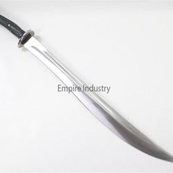 Hand Forged High Carbon Steel Hunting Combat Sword With Sheath Fixed Blade Gift Survival Knife Medieval Swords Gift