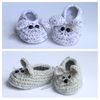 baby animal slippers toddler crochet shoes.jpg lamb mouse
