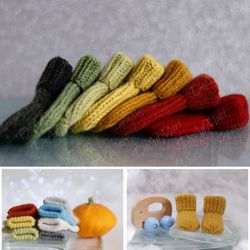 Baby socks/ Newborn/ Infant/Toddler/ Hand knit wool kids leg warmers