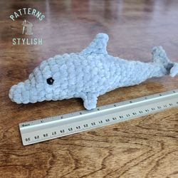 Amigurumi DIY Tutorial: No-Sew Plush Dolphin Crochet Pattern