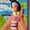 Crochet tutorial for Barbie doll mesh top