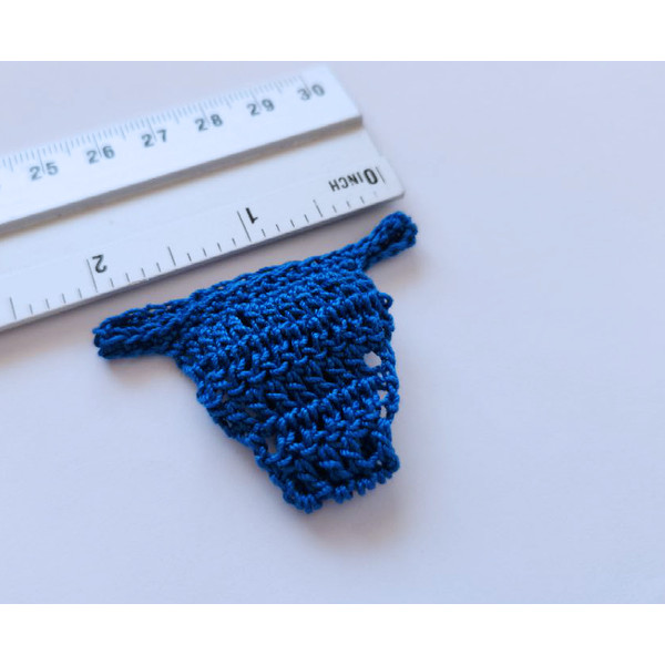 Stylish swimwear crochet pattern for Barbie