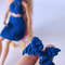 Crochet fashion set for Barbie doll