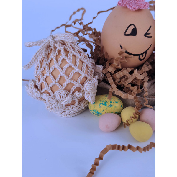 Easter egg cover crochet tutorial