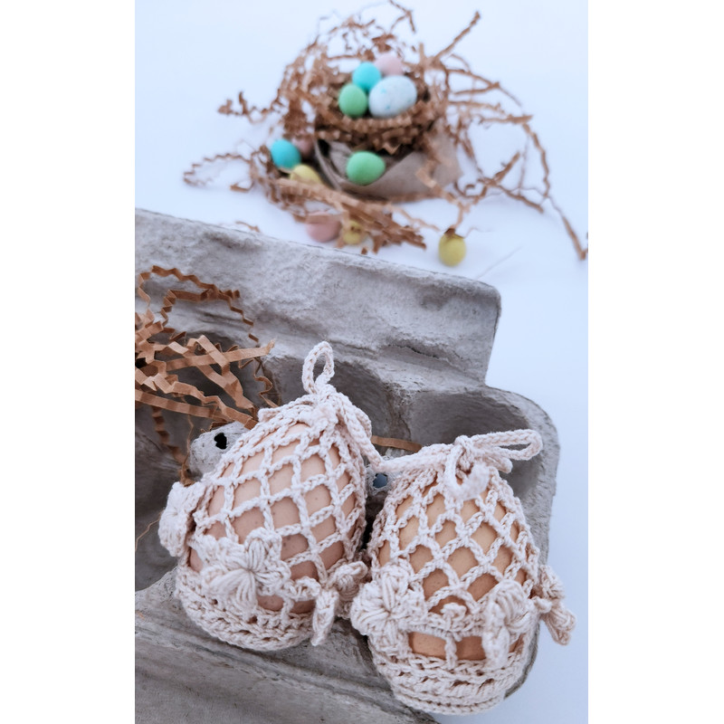 Colorful Easter egg crochet pattern