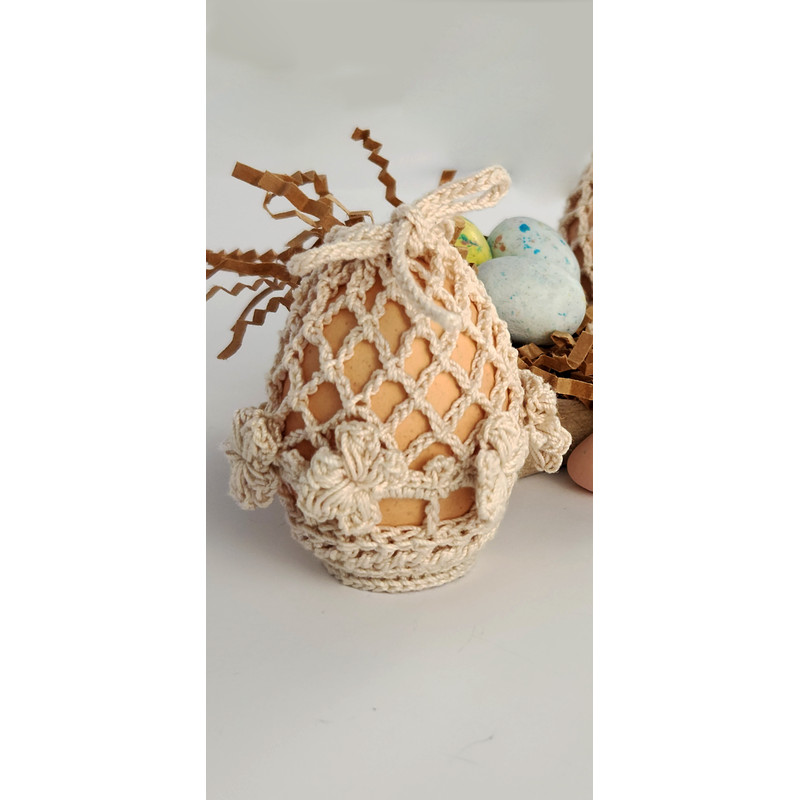 Crochet egg cozies for Easter