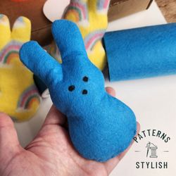 DIY Sewing Pattern: Make Adorable Peep Bunnies | Step-by-Step Guide
