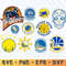 NBA Golden State Warriors Team Svg Cut Files Basketball Clipart Bundle Digital Download Sports Teams Svg 0