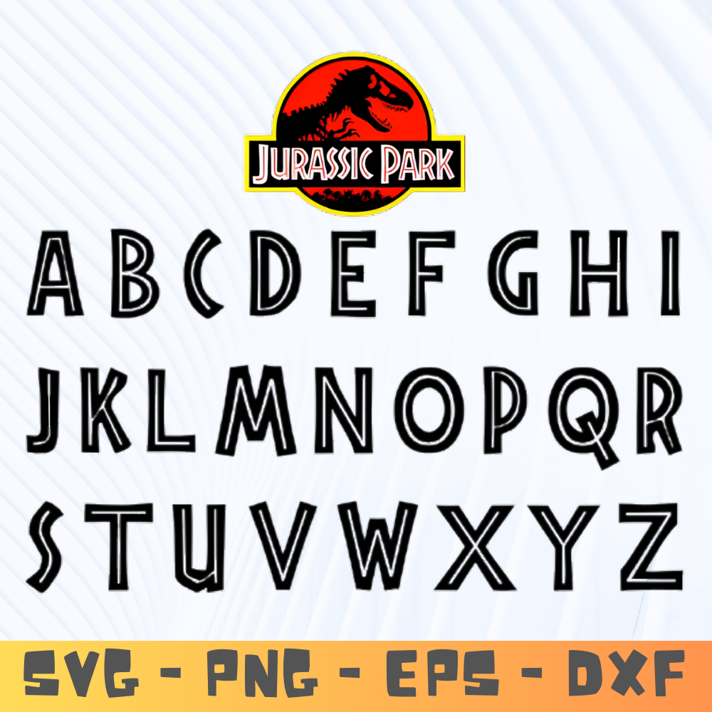 Jurassic Park SVG File Jurassic World Park Dinosaur Jurassic Park Clipart Jurassic Font Svg Jurassic Park Cut File 0