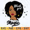 Black Girl Magic Afro Curly Hair Girl Woman Free Svg Fileafro Woman Svg File 0