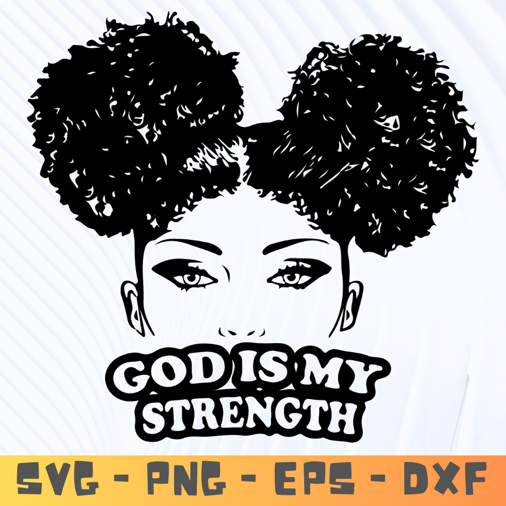 Afro Woman Praying SVG Black History SVG Black Woman SVG 0