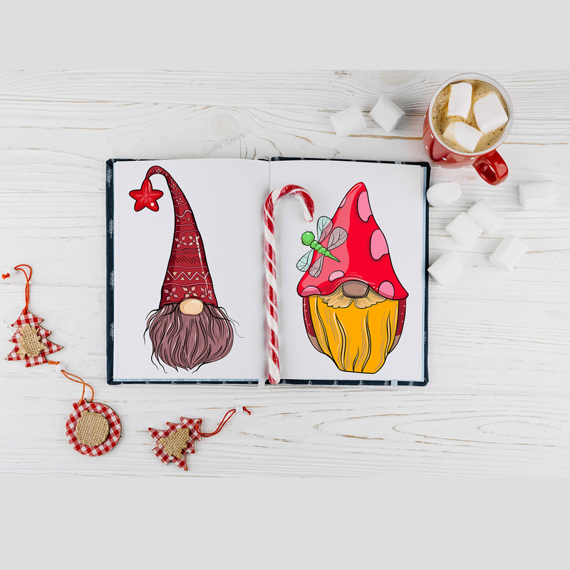 Gnomes Christmas Procreate 4