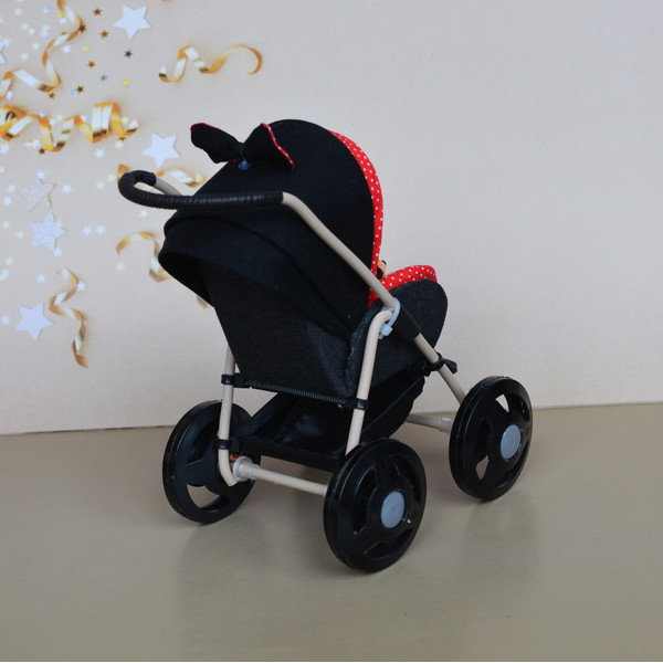 Barbie - doll - stroller - in - 1/6th - scale- 6
