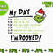 I am Booked Svg Layered Item, My Day Clipart, Silhouette Digital File, Grinch Clipart Vector Cut Files, Svg, Png Dxf jpg Eps Clip Art Files 1.jpg