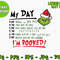 I am Booked Svg Layered Item, My Day Clipart, Silhouette Digital File, Grinch Clipart Vector Cut Files, Svg, Png Dxf jpg Eps Clip Art Files 2.jpg