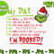 I am Booked Svg Layered Item, My Day Clipart, Silhouette Digital File, Grinch Clipart Vector Cut Files, Svg, Png Dxf jpg Eps Clip Art Files.jpg