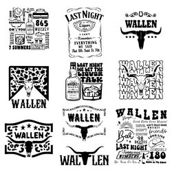 bundle retro wall-en bull skull walen bundle svg, wall-en bull skull svg,walen png,western cowboy png,wall-en cowboy png