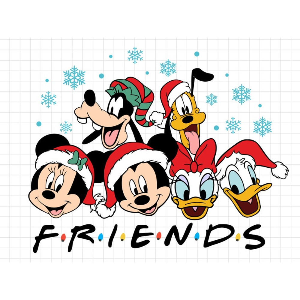 Mouse And Friends Christmas Svg Png, Magic Castle Christmas Svg, Merry Christmas Svg, Family Vacation Christmas Svg, Png Cricut Sublimation.jpg