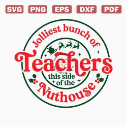 jolliest bunch of teachers svg