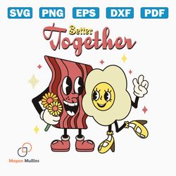 better together valentine couples svg