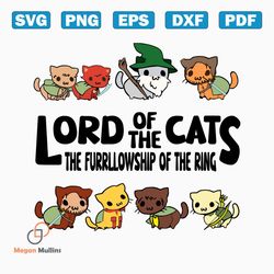 lord of the cats the furrlowship of the ring svg