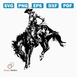 cowboy rodeo american western svg