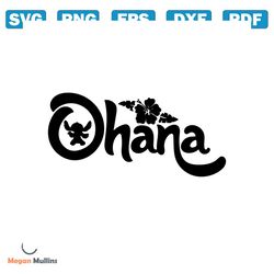 cod381 ohana svg/ohana means family svg/ohana cursive svg/family wall decor svg/svg pdf ai eps png jpg dxf/cut files cri