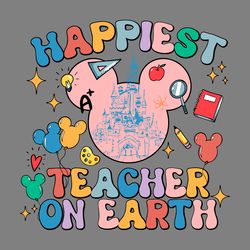 disneyland happiest teacher on earth svg