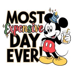 mickey mouse most expensive day ever svg