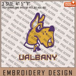 NCAA UAlbany Great Danes Machine Embroidery Design, Embroidery File, 3 size, Instand Download, NCAA Logo, NCAA Teams