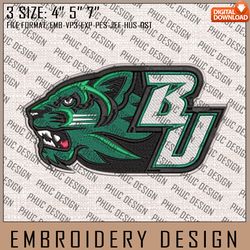 NCAA Binghamton Bearcats Embroidery File, 3 Sizes, 6 Formats, NCAA Machine Embroidery Design, NCAA Logo, NCAA Teams