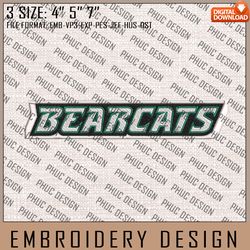NCAA Binghamton Bearcats Machine Embroidery Design, NCAA Logo, Embroidery File, 3 size, Instand Download, NCAA Teams