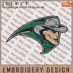 NCAA Stetson Hatters Embroidery File, 3 Sizes, 6 Formats, NCAA Machine Embroidery Design, NCAA Logo, NCAA Teams
