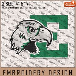 NCAA Eastern Michigan Eagles Embroidery File, 3 Sizes, 6 Formats, NCAA Machine Embroidery Design, NCAA Logo, NCAA Teams