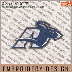 NCAA Akron Zips Logo Embroidery Design, Machine Embroidery Files in 3 Sizes for Sport Lovers, NCAA Akron Zips, NCAA Logo