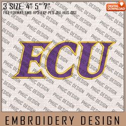 NCAA East Carolina Pirates Embroidery File, 3 Sizes, 6 Formats, NCAA Machine Embroidery Design, NCAA Logo, NCAA Teams