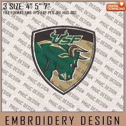 NCAA South Florida Bulls Machine Embroidery Design, Embroidery File, 3 size, Instand Download, NCAA Logo, NCAA Teams