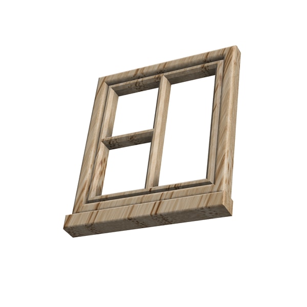 24 Scale Window MINIATURE Window 1:24 SCALE 3D FILE | Inspire Uplift