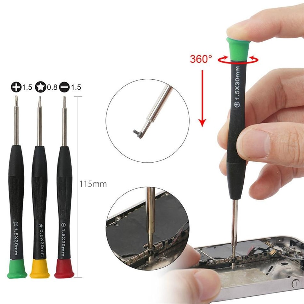 Professional 21in1 Mobile Phone Repair Kit For IPhone Tablet Repairs 2